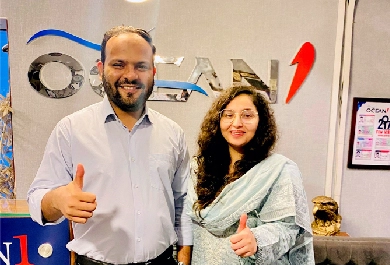 Mr & Mrs Murkn Student Visa Success story study abroad Ocean1 Visa and Education Consultancy in Pakistan